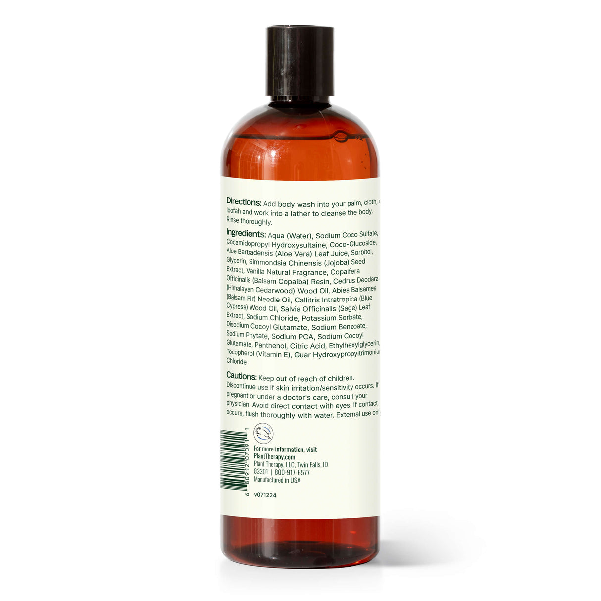 Vanilla Woods Body Wash from Plant Therapy