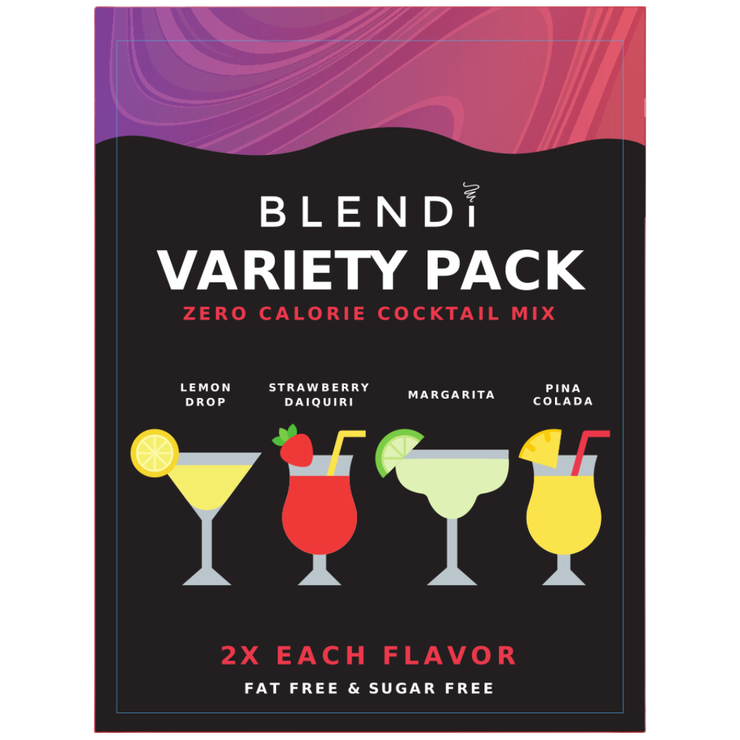 Skinny Mocktail Mixers – Guilt-Free Flavor, Zero Cal- 1 Pack (6 Count) from BLENDi