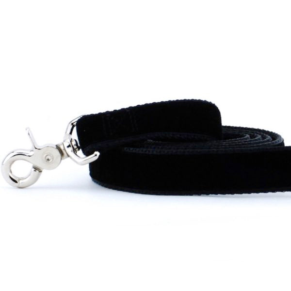 Black Velvet Dog Leash from 2 Hounds Design