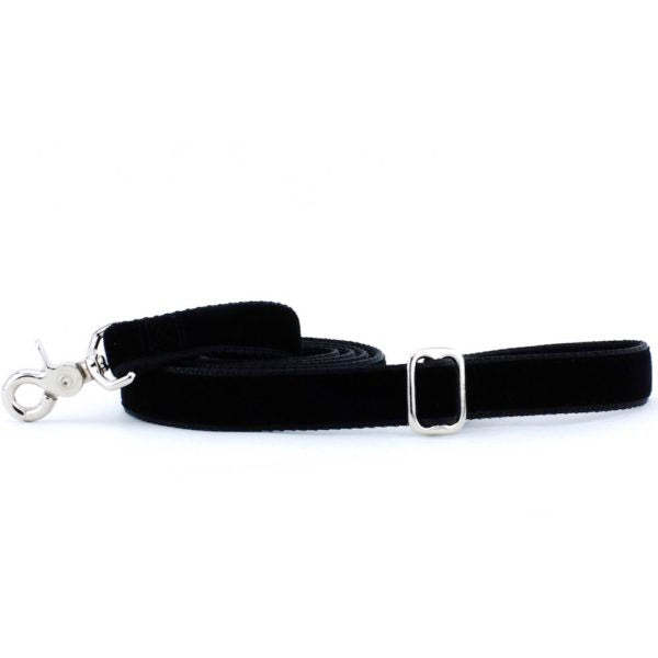 Black Velvet Dog Leash from 2 Hounds Design