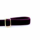 Burgundy Velvet Dog Leash from 2 Hounds Design