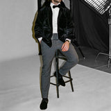 Men's Black Velvet Slipper II from Del Toro Shoes