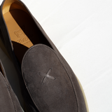Men's Chocolate Suede Viaggio Loafer From Del Toro Shoes