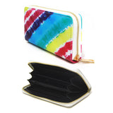Bonnie Tie Dye Print Long Zipper Wallet  from Madeline Love