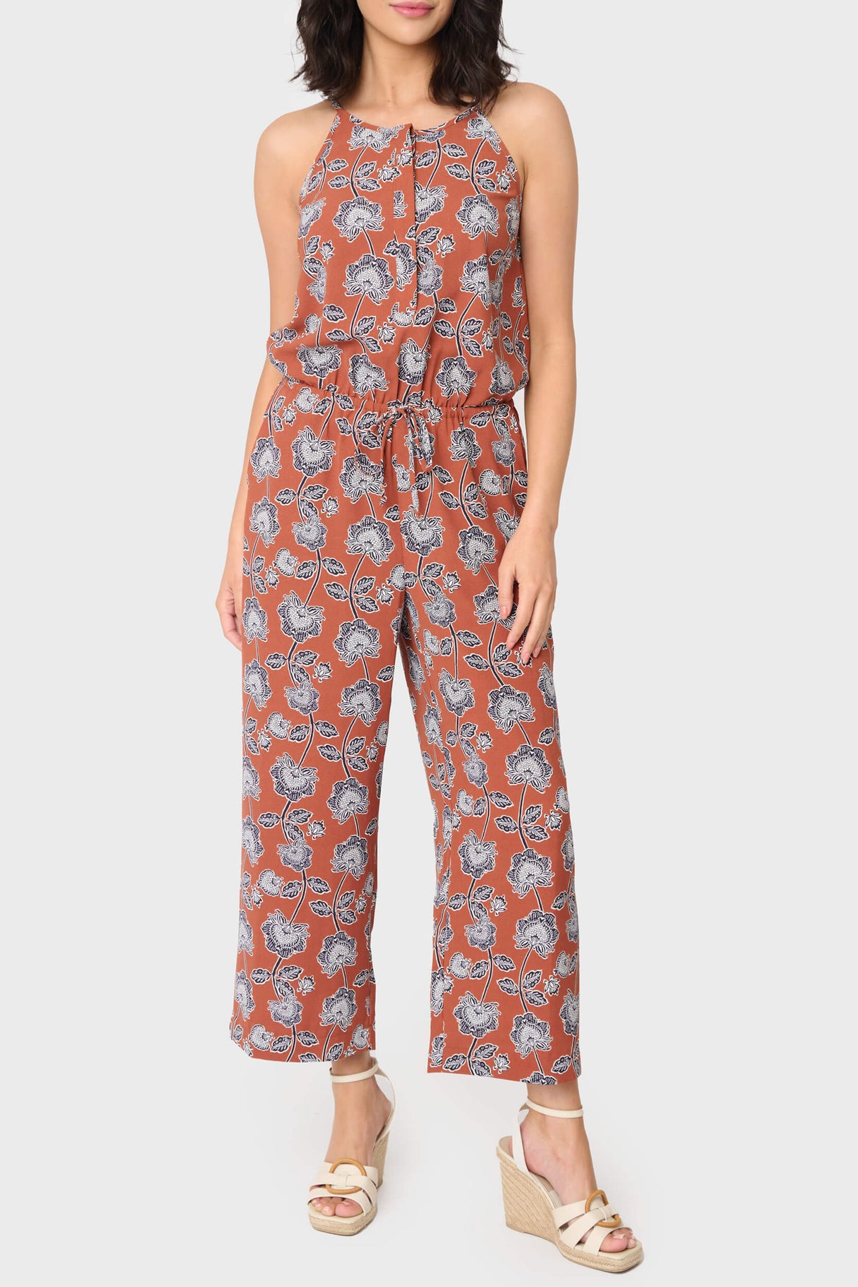 Villa Mia Henley Jumpsuit  From Gibsonlook