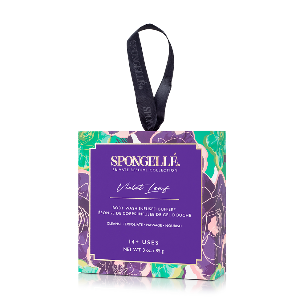 Violet Leaf | Boxed Flower from Spongellé