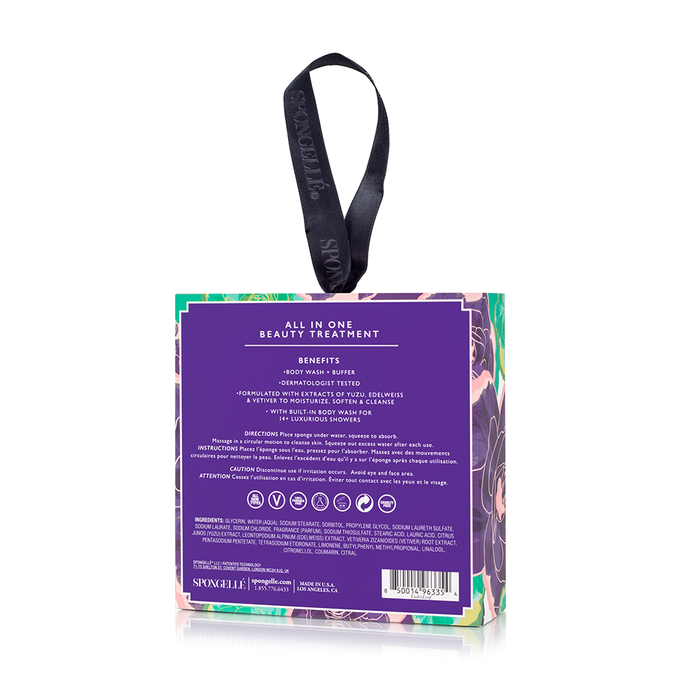 Violet Leaf | Boxed Flower from Spongellé