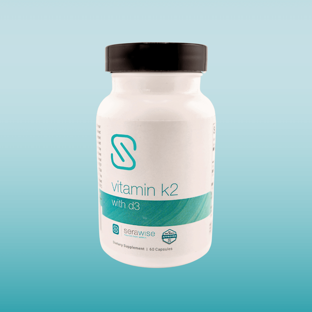 Vitamin K2 with D3 | 60 Capsules from Serawise