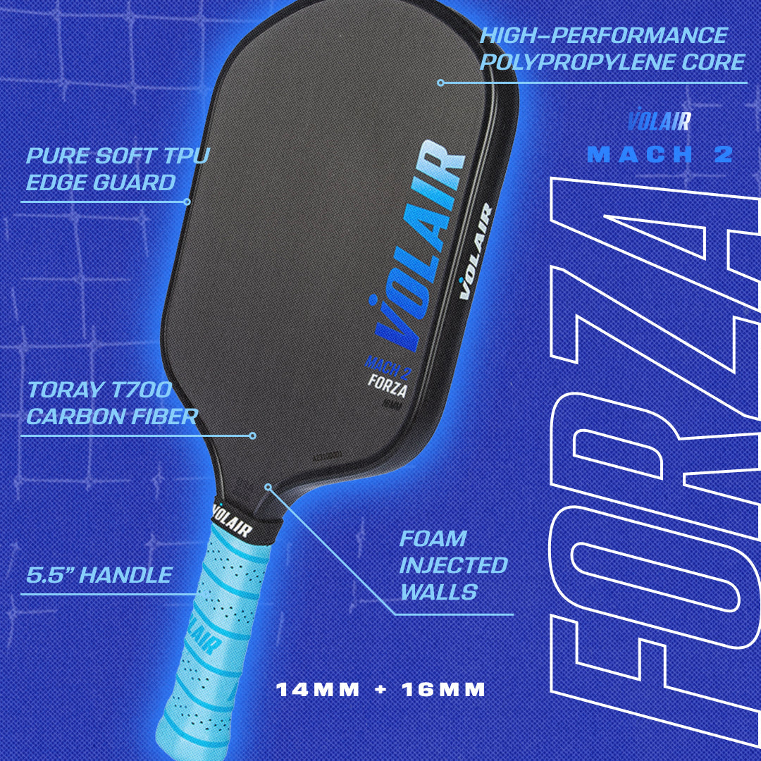 Mach 2 Forza Pickleball Paddle from Volair Pickleball