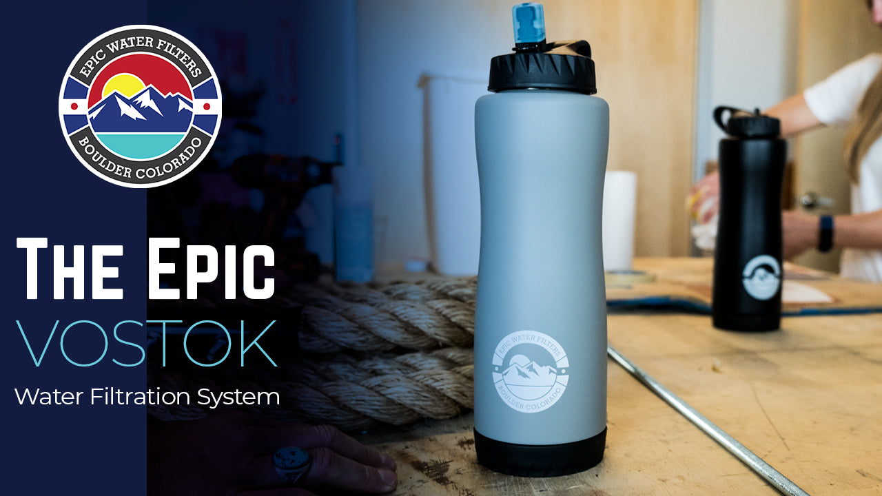 Vostok | Vacuum Insulated Stainless Steel | 34 oz from Epic Water Filters USA