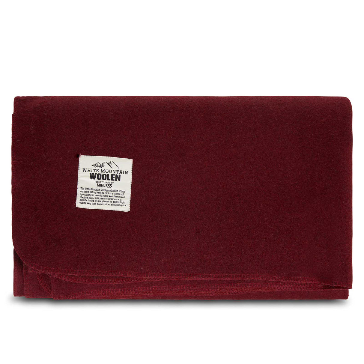 M33 - Lodge Twin Blanket White Mountain Woolen from Minus33 Merino Wool Clothing