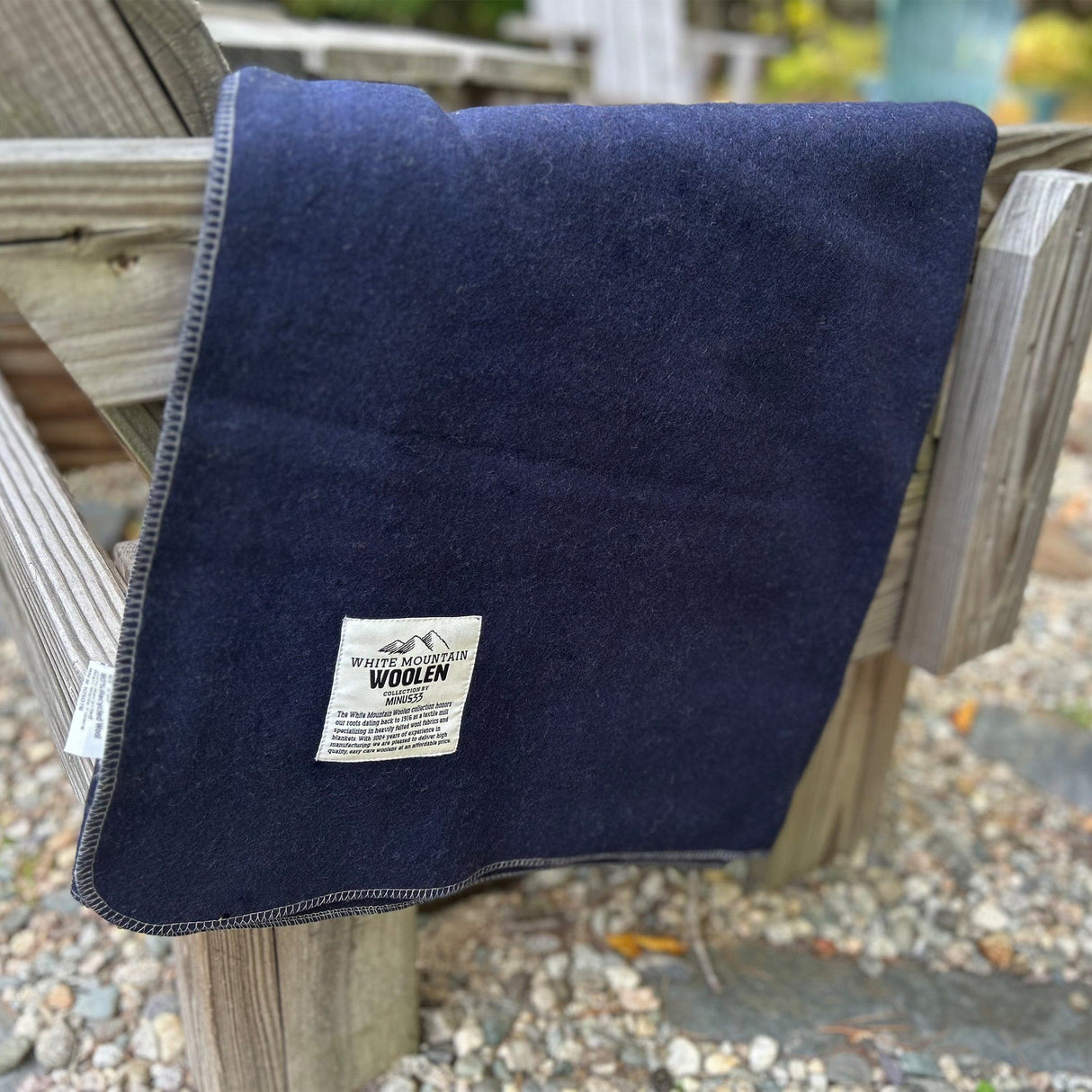 M33 - Lodge Twin Blanket White Mountain Woolen from Minus33 Merino Wool Clothing