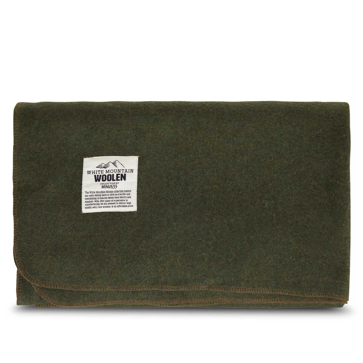 M33 - Lodge Twin Blanket White Mountain Woolen from Minus33 Merino Wool Clothing