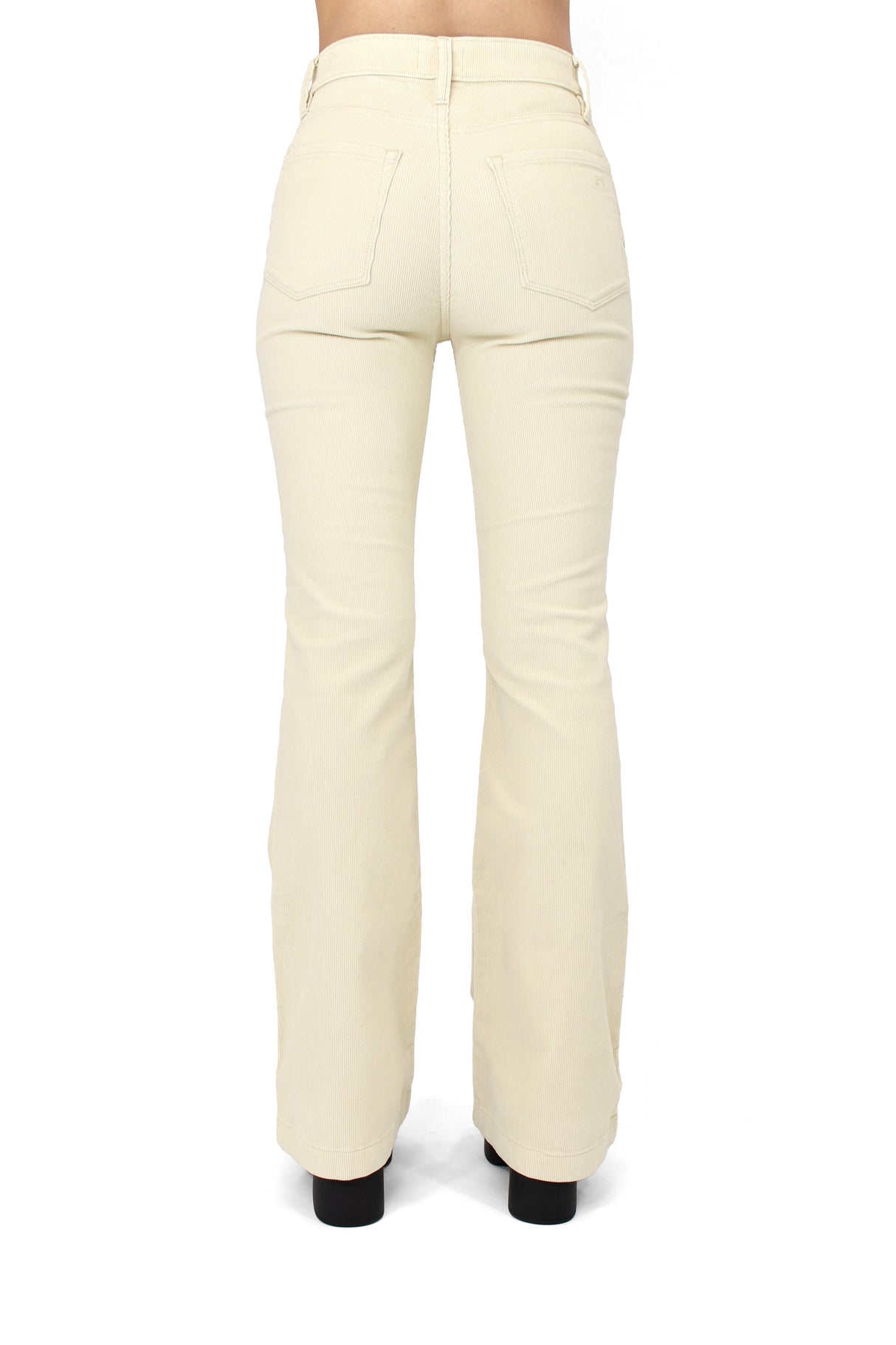 The Wanderer Corduroy Flare - Cream From Porter Blue Apparel