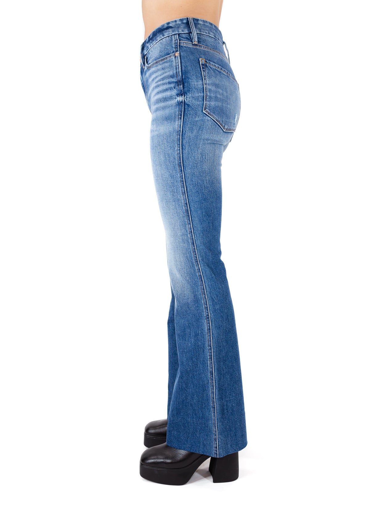 The Wanderer Flare 5 Pocket - Mabel Wash from Porter Blue Apparel