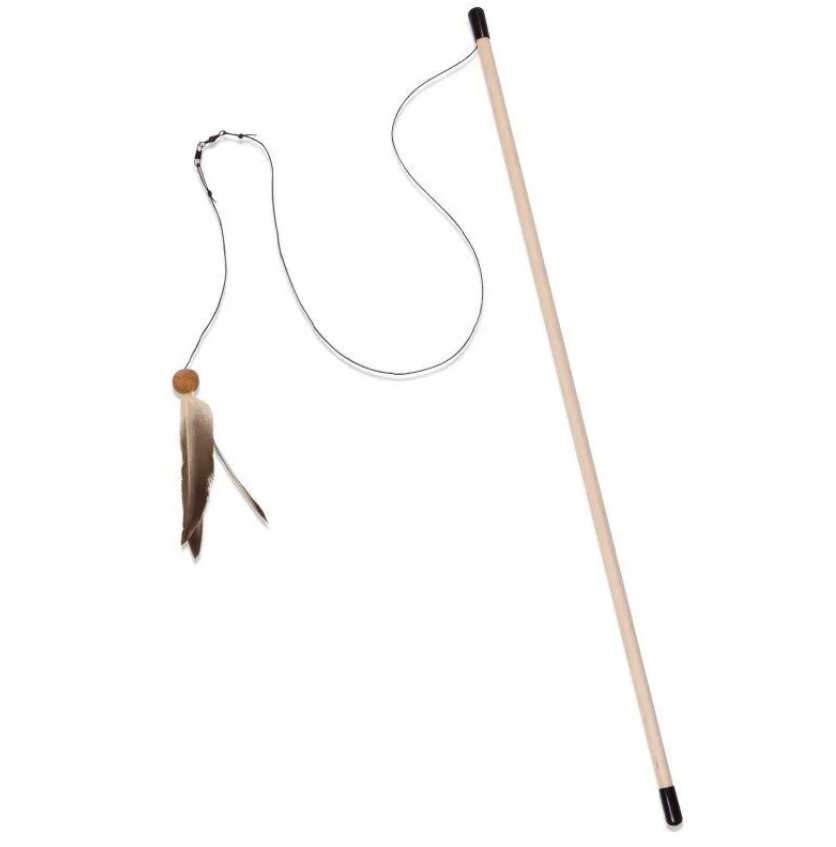 NATURAL CAT WAND TOY from ReNewedPet