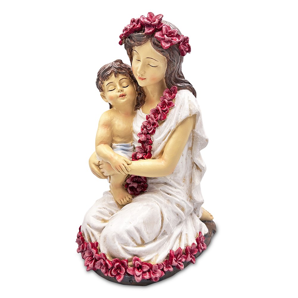 A Mother’s Embrace Figurine, 8" Child and Mom Heartwarming Tabletop Statue Decoration from OrnamentallyYou