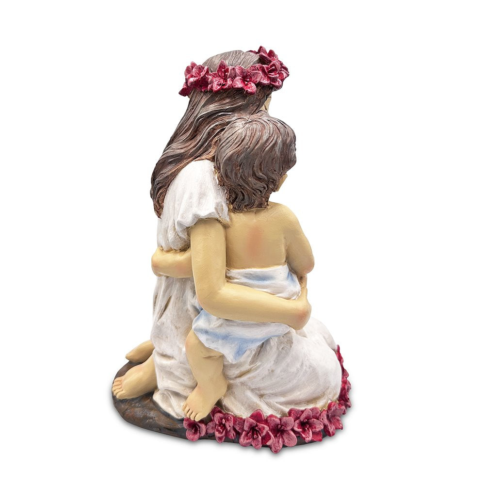 A Mother’s Embrace Figurine, 8" Child and Mom Heartwarming Tabletop Statue Decoration from OrnamentallyYou