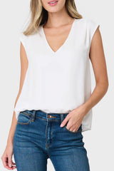 The Favorite V-Neck Blouse from Gibsonlook