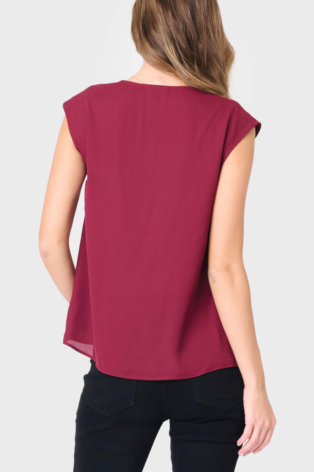 The Favorite V-Neck Blouse from Gibsonlook