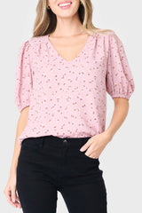 Avery Elbow Sleeve Top  From Gibsonlook