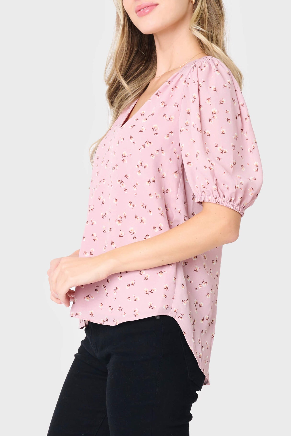 Avery Elbow Sleeve Top  From Gibsonlook