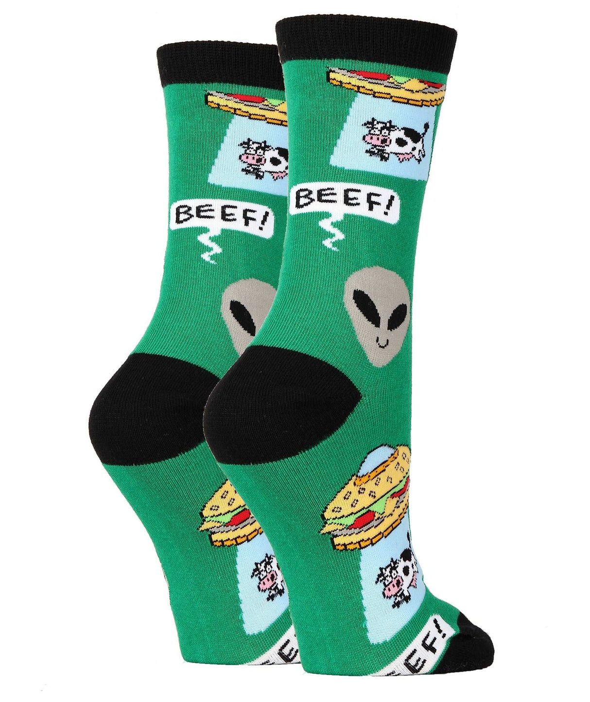 Beef Abduction Socks from Oooh Yeah! Socks