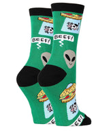 Beef Abduction Socks from Oooh Yeah! Socks