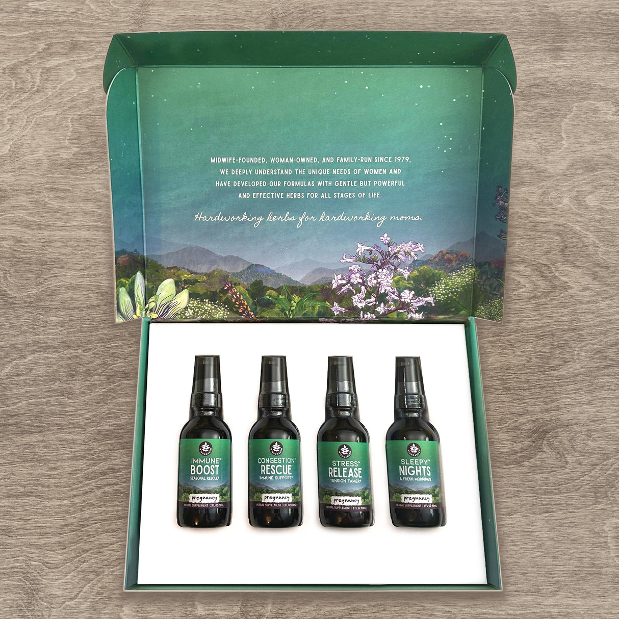 Pregnancy Essentials Kit with Gift Box from WishGarden Herbs