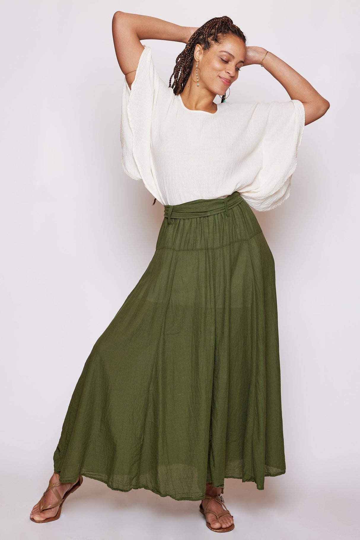 Athena Skirt From Cotton Flower Clothing