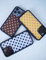 Polka Dot | Brown and Blue iPhone Case from Wildflower Cases