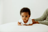 Grey Arms Out™ Short Sleeve Sleep Sack From Swaddelini