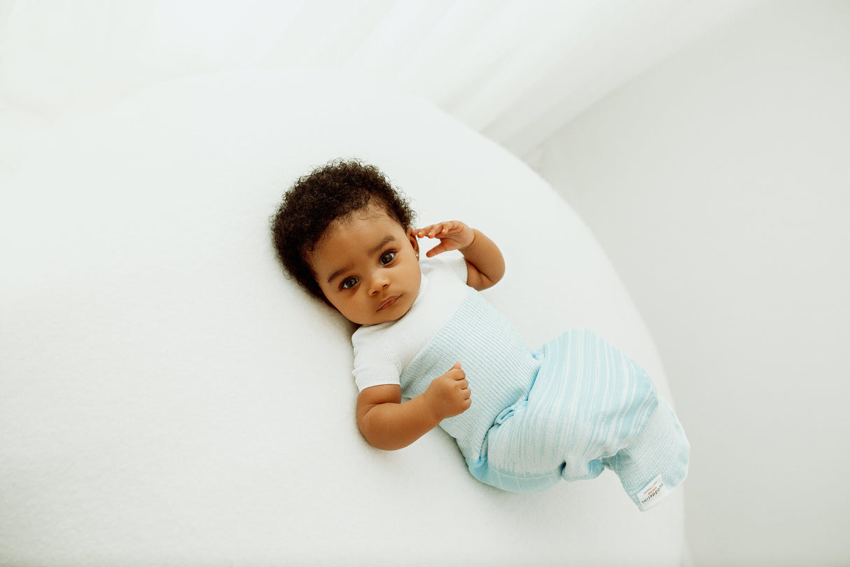 Blue Arms Out™ Short Sleeve Sleep Sack From Swaddelini