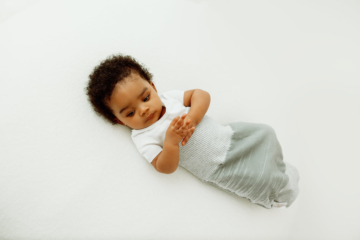 Grey Arms Out™ Short Sleeve Sleep Sack From Swaddelini