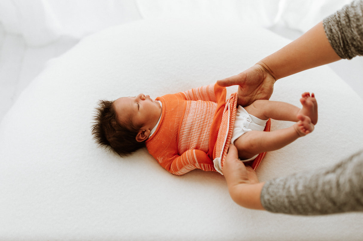 Orange Swaddle Sleep Sack From Swaddelini