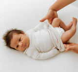 Bamboo Beige Swaddle Sleep Sack From Swaddelini