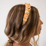 All that Glitters Headband - Orange From Headbands of Hope