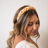 All that Glitters Headband - Orange From Headbands of Hope