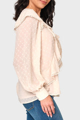 Ophelia Ruffle Boho Blouse from Gibsonlook