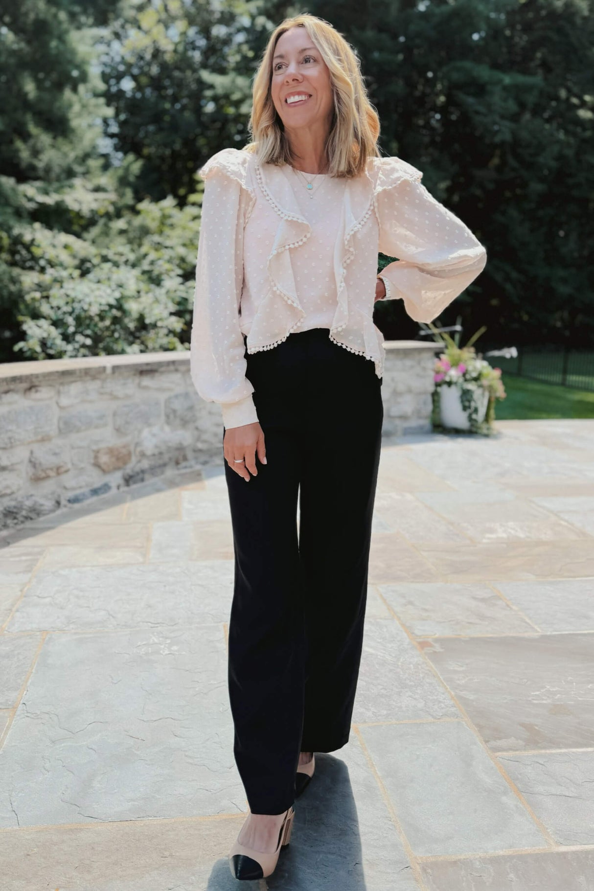 Ophelia Ruffle Boho Blouse from Gibsonlook