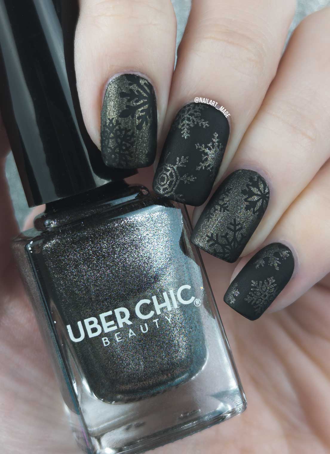 Black Pearl - Stamping Polish From UberChic Beauty