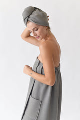 Waffle Bath Wrap from Cozy Earth