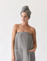 Waffle Hair Towel From Cozy Earth