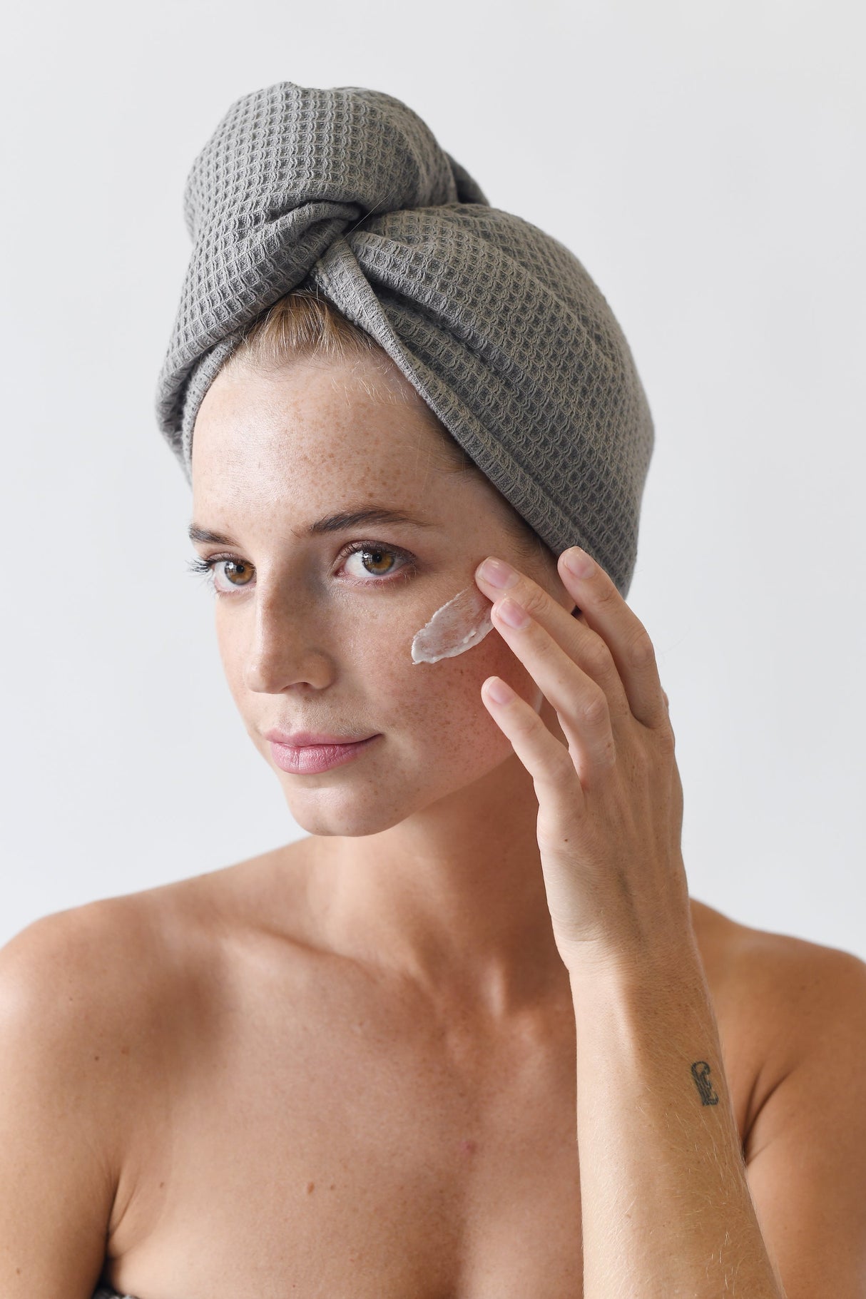 Waffle Hair Towel From Cozy Earth