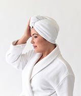 Waffle Hair Towel From Cozy Earth