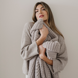 WAFFLE KNIT THROW BLANKETS From Saranoni