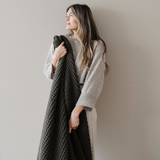 WAFFLE KNIT THROW BLANKETS From Saranoni