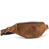 Wagner Leather Waist Bag | Full Grain Leather Fanny Pack from STEEL HORSE LEATHER