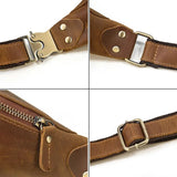 Wagner Leather Waist Bag | Full Grain Leather Fanny Pack from STEEL HORSE LEATHER