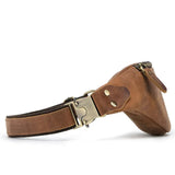 Wagner Leather Waist Bag | Full Grain Leather Fanny Pack from STEEL HORSE LEATHER